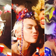 Illustration for article titled Miley Cyrus Cant Stop Putting Weird Shit In Her Hair
